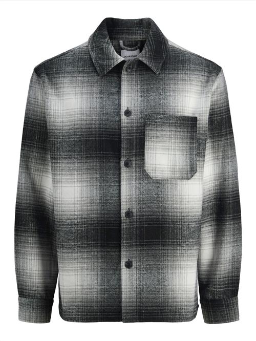 JACK & JONES Skjorte 'JJZAC'  sort / hvid