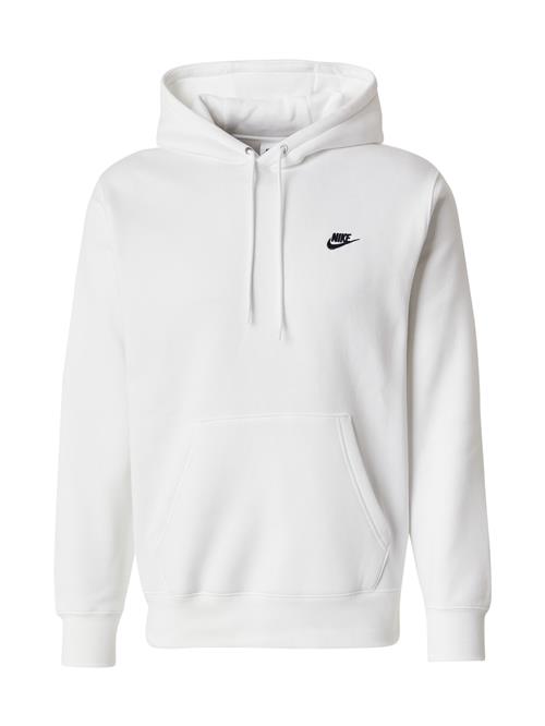 Nike Sportswear Sweatshirt 'Club'  sort / hvid