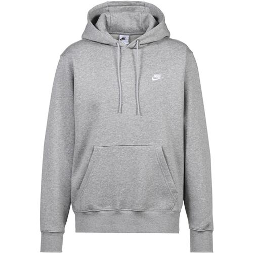 Nike Sportswear Sweatshirt 'Club'  lysegrå / hvid