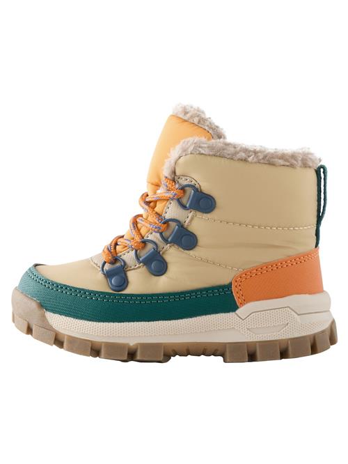 Next Snowboots  beige / smaragd / orange