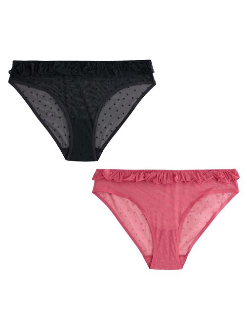 Next Slip  pink / sort