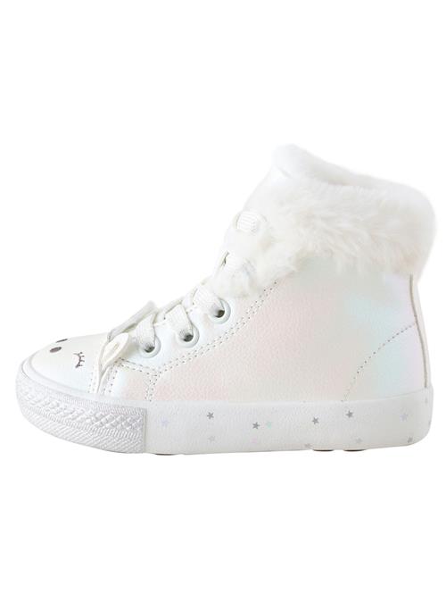 Next Sneakers  lysviolet / sølv / hvid