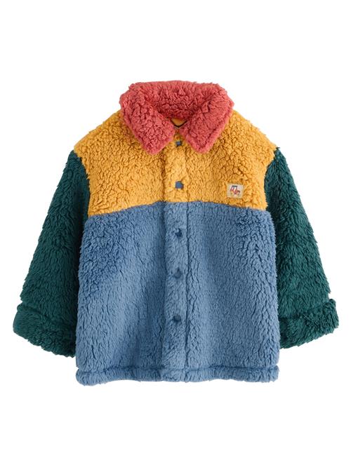 Next Overgangsjakke  røgblå / gul / gran / lys rød