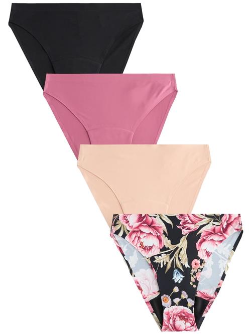 Next Slip  abrikos / pink / sort / hvid