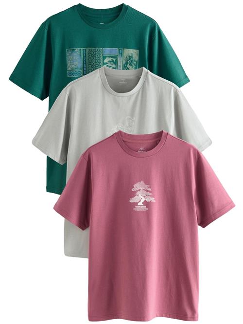 Next Bluser & t-shirts  røgblå / smaragd / pink