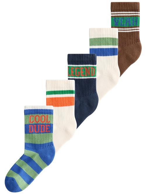 Next Sokker  ecru / navy / brokade / grøn / orange