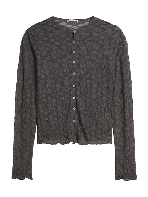 Bershka Bluse  mørkegrå