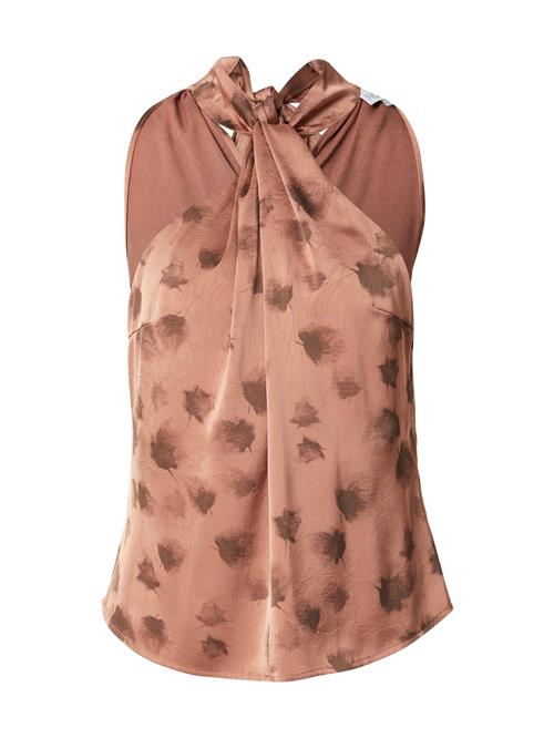 Noella Bluse 'Lucinda'  brun / pastelrød