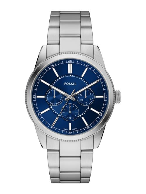 FOSSIL Analogt ur 'PEARSON'  mørkeblå / sølv / hvid