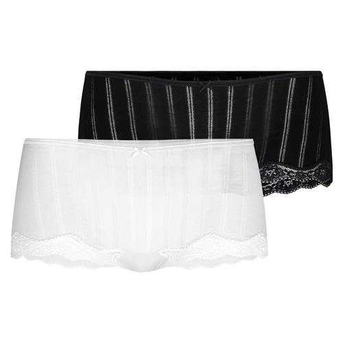 CALIDA Panty 'Etude Toujours'  sort / hvid