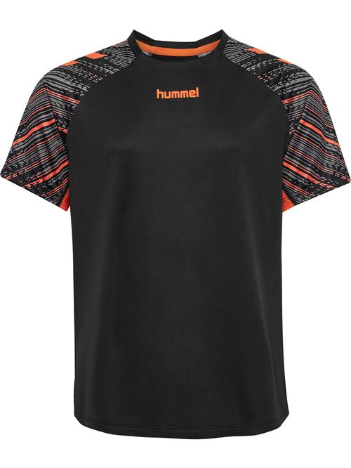 Hummel Funktionsskjorte  mørkegrå / orange / sort