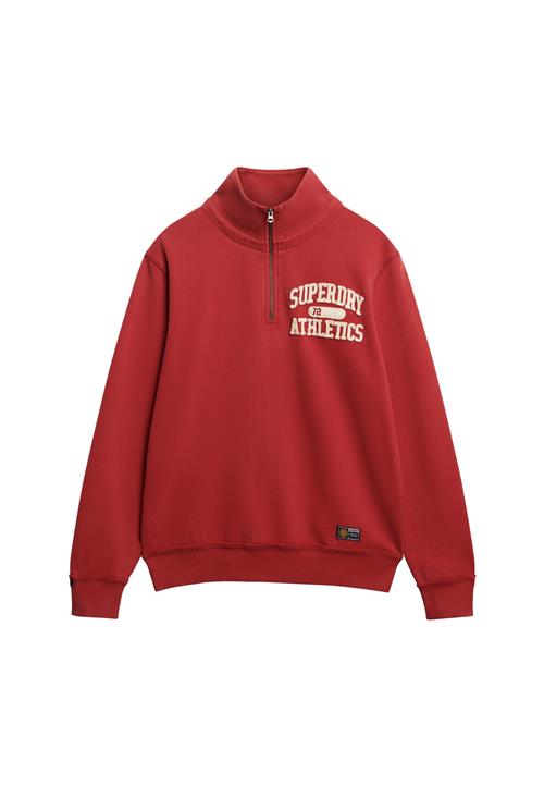 Superdry & Co Sweatshirt 'Vintage Athletic'  beige / rød