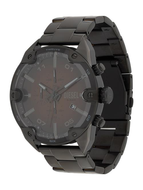 DIESEL Analogt ur  mørkebrun / sort