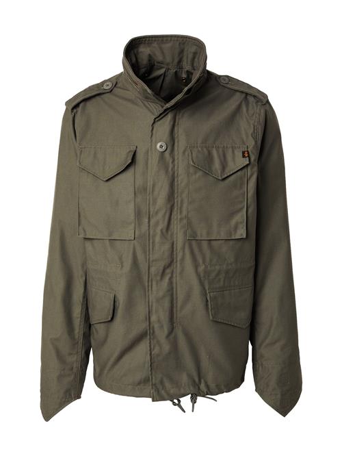ALPHA INDUSTRIES Overgangsjakke 'Studio M-65'  oliven / hvid