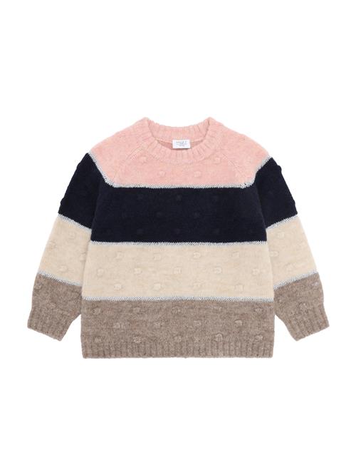 Hust & Claire Pullover 'Pippa'  creme / beige-meleret / marin / lyserød