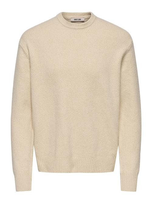 Only & Sons Pullover 'ONSJames'  beige