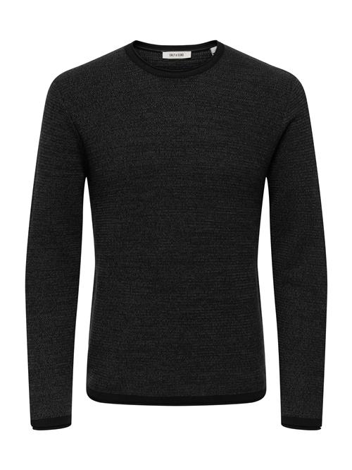 Only & Sons Pullover 'ONSERIC'  sort-meleret
