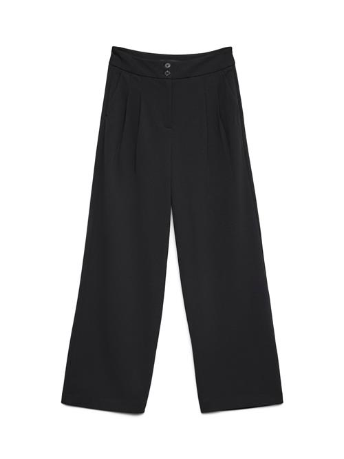 VERO MODA Bukser med lægfolder 'VMEda'  sort