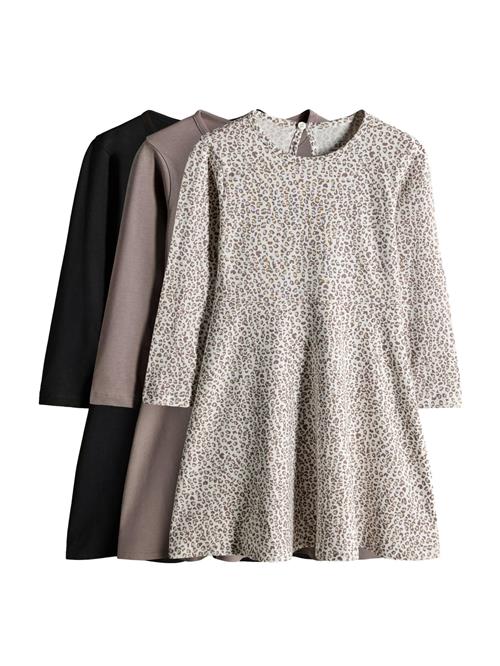 The Set Kjole  lysebeige / taupe / greige / sort