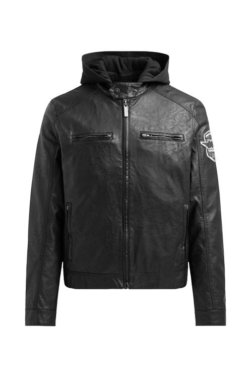 CAMP DAVID Overgangsjakke  sort