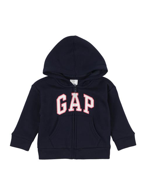 GAP Sweatjakke  navy / koral / hvid
