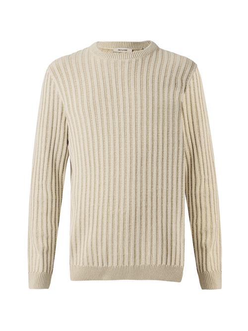 Only & Sons Pullover 'ONSBRANT'  greige