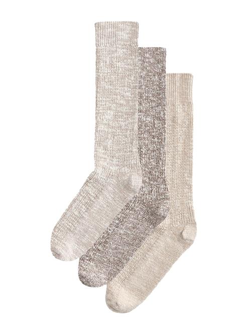 Next Sokker  beige-meleret