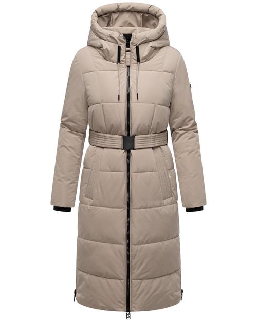 NAVAHOO Vinterfrakke 'Herbstnebel 14'  cappuccino