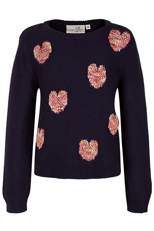 happy girls Pullover  navy / blandingsfarvet