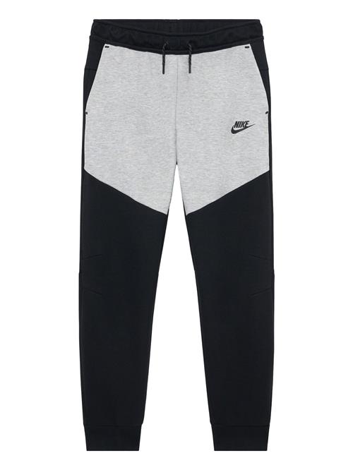 Nike Sportswear Bukser 'TCH FLC'  lysegrå / sort