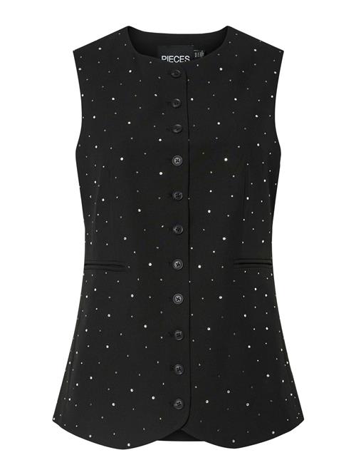 PIECES Jakkesætsvest  sort