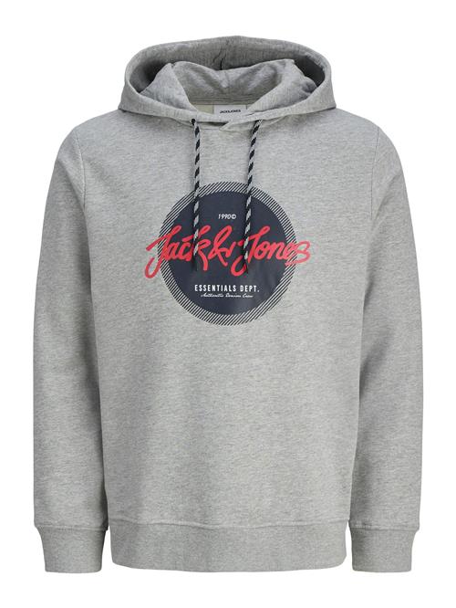 JACK & JONES Sweatshirt 'Urban'  mørkeblå / grå-meleret / grenadine
