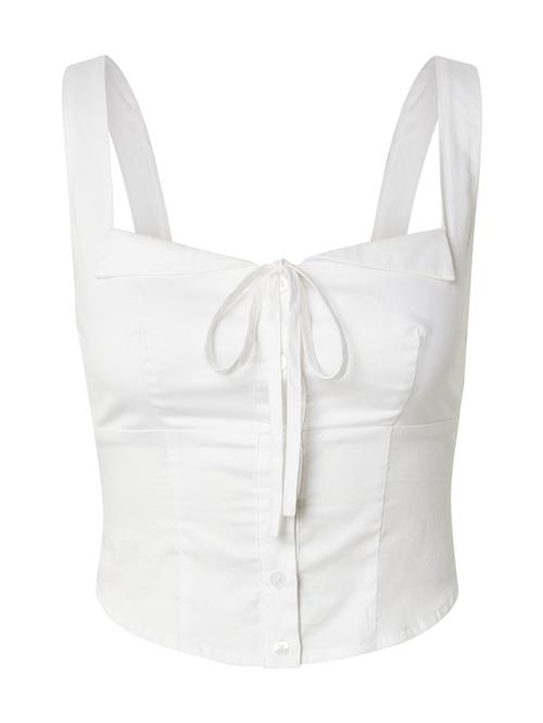 noar studios Overdel 'CORSET TOP'  hvid