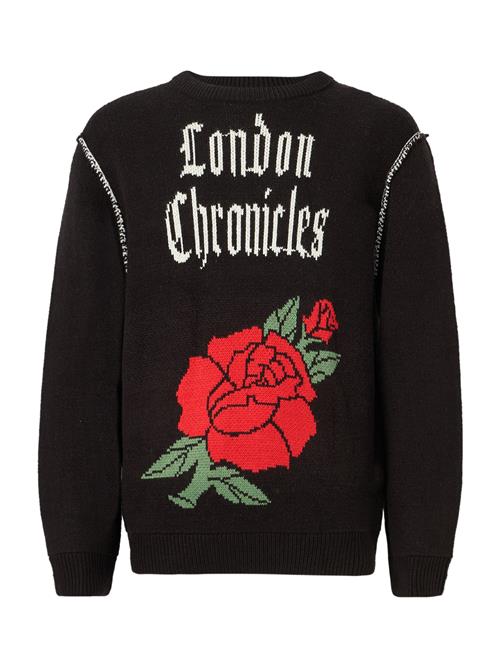 Only & Sons Pullover 'ONSPALE'  lysegrøn / rød / sort