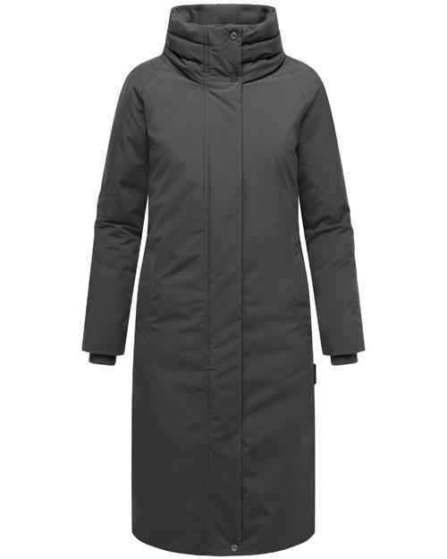 NAVAHOO Vinterfrakke 'Traumblüte 14'  antracit