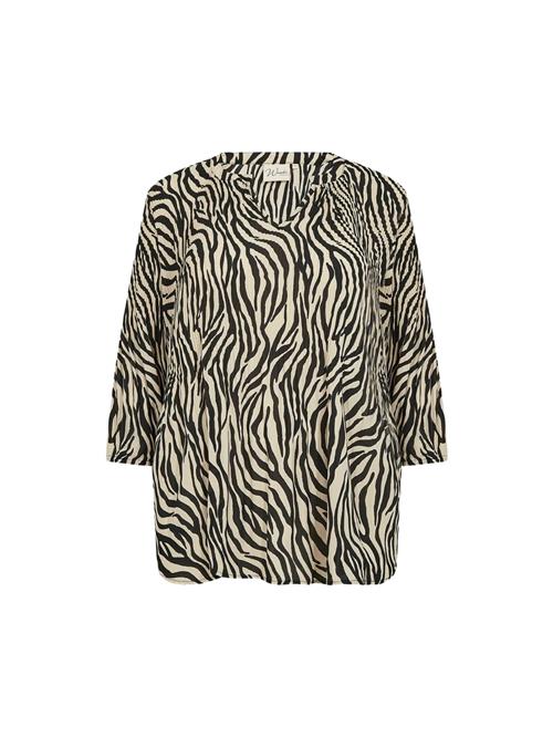 Wasabi Concept Shirts 'Liona'  beige / sort