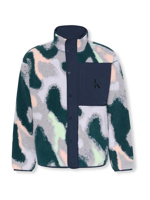 Calvin Klein Jeans Overgangsjakke  navy / dueblå / himmelblå / abrikos