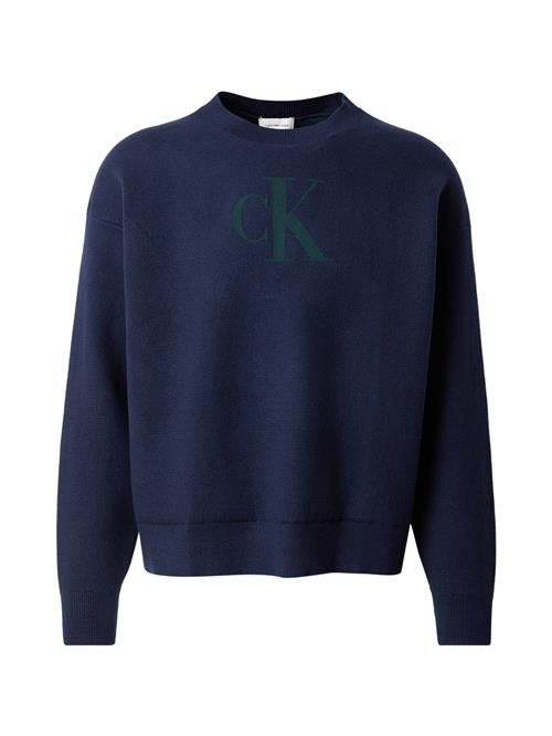 Calvin Klein Jeans Pullover  mørkeblå / mørkegrøn