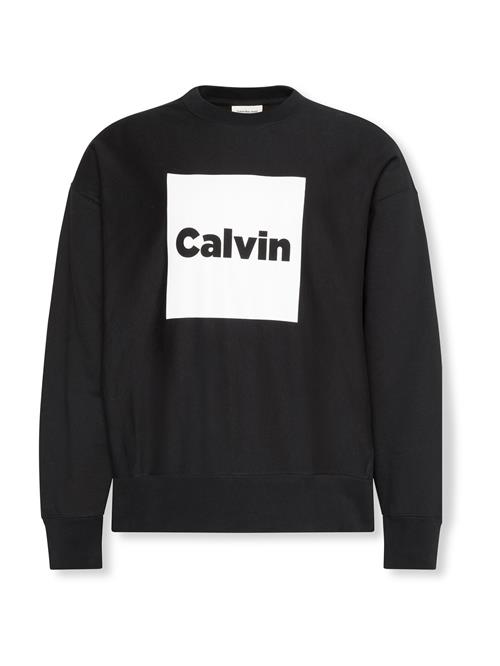 Calvin Klein Jeans Sweatshirt  sort / hvid