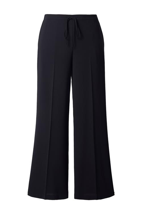 Ulla Popken Bukser med fals  sort