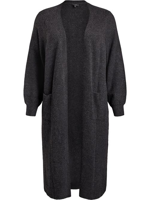 Zizzi Oversized cardigan 'CAVISTA'  mørkegrå