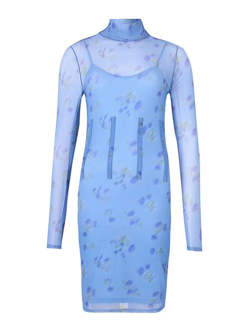 HUGO Kjole 'Nortenisa'  lyseblå / mørkeblå / oliven