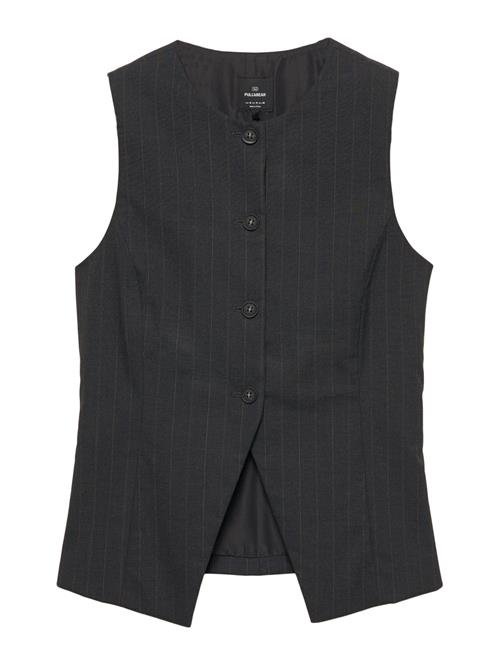 Pull&Bear Jakkesætsvest  brokade / grå-meleret