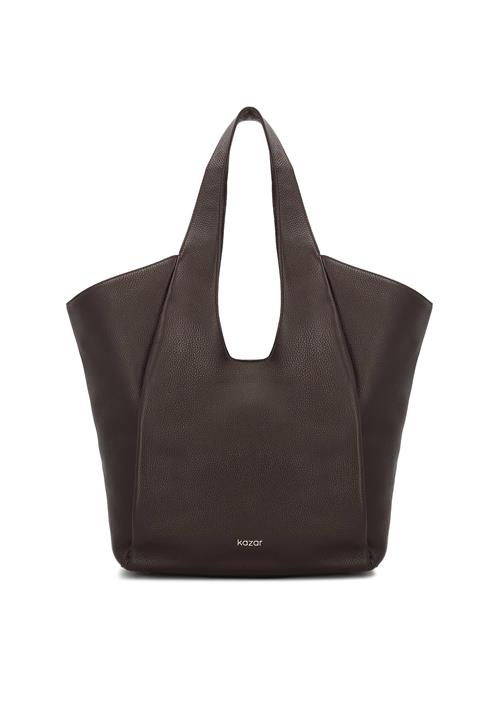 Kazar Skuldertaske  mørkebrun
