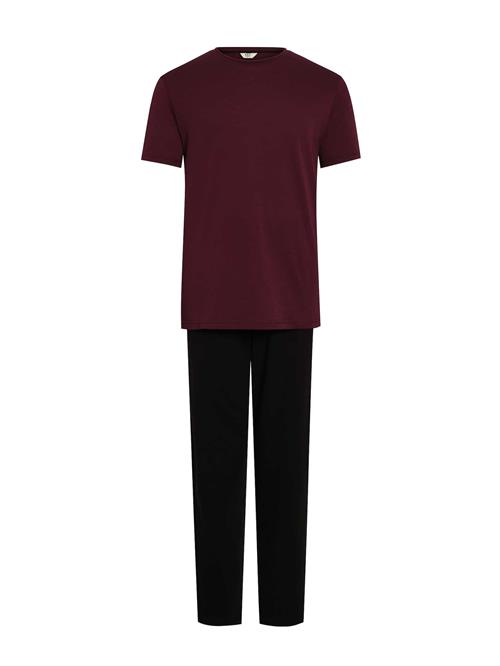 Dagi Pyjamas lang  bordeaux / sort