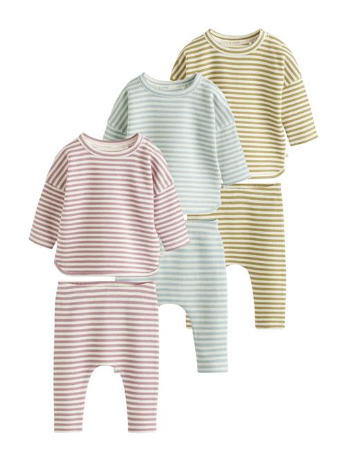 Next Sæt  beige / lyseblå / oliven / lysviolet