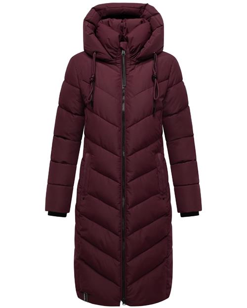 NAVAHOO Vinterfrakke 'Sahnekatzii XIV'  bordeaux