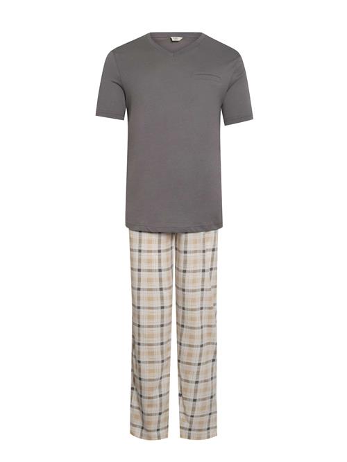 Dagi Pyjamas lang  beige / okker / røggrå