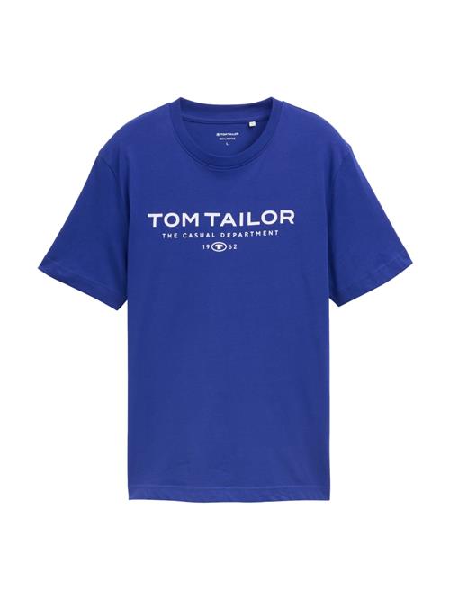 TOM TAILOR Bluser & t-shirts  blå / hvid