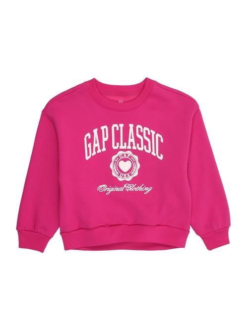 GAP Sweatshirt  fuchsia / hvid